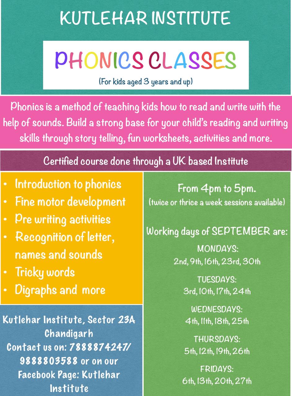 Phonics Classes Kutlehar Institute